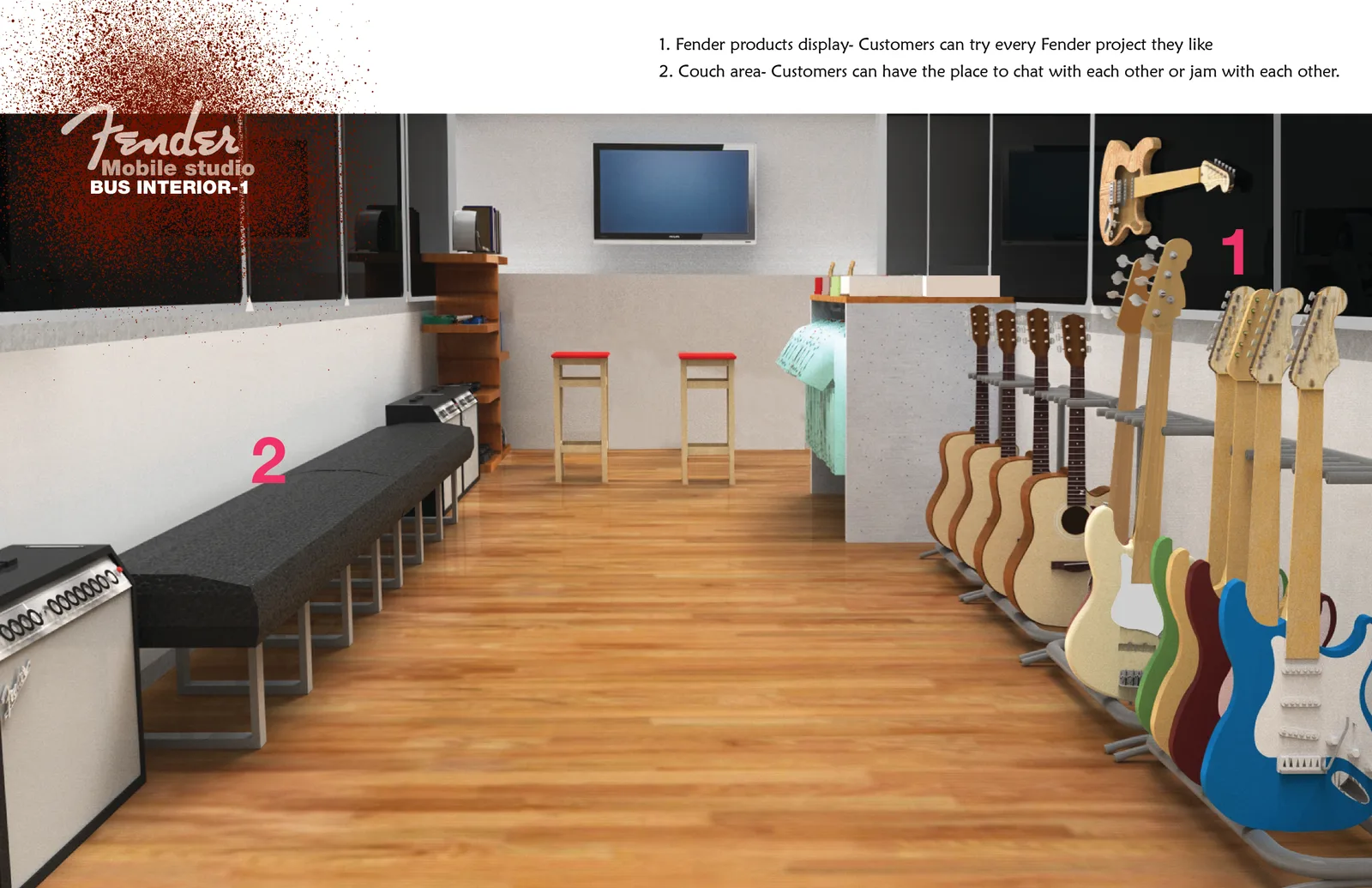 Fender Mobile studio proposal: Interior-final